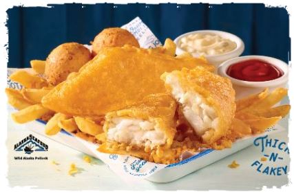 Long John Silver’s Fish Basket Menu